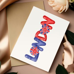 London Handmade Greeting Card