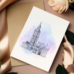 London Handmade Greeting Card
